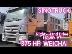 Conduite à droite SINOTRUCK Howo 375 Camion à remontage Euro 3 21-30T Capacité 2 Changement à l'envers