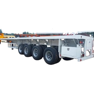 acheter 3 à 4 essieux semi-remorques à lit plat 40 ft conteneur semi-remorque à lit plat à vendre en Tanzanie online manufacture