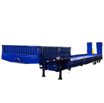 acheter XM Groupe 4 Axle 50 60 Tonnes Semi-remorque basse couche à col de gooseneck Lowboy Truck Trailer pour la Tanzanie et le Kenya online manufacture