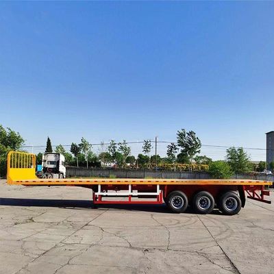 acheter Container en aluminium en acier au carbone de 40 pieds pour le transport de plaques plates semi-remorques pneumatiques d'origine (12R20) online manufacture