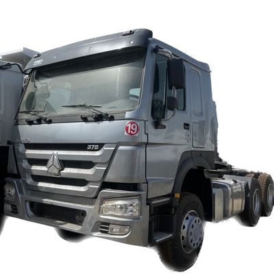 Un bon prix. Vidéo Support technique Diesel Used Sinotruck Howo Tracteur Truck 375HP remorque Tracteur remorque en ligne
