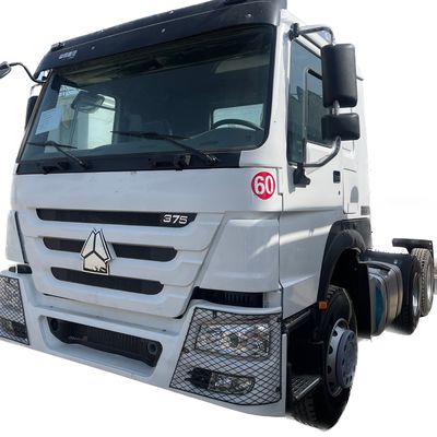Un bon prix. 6x4 roue 375 HP Sino Prime Mover à droite conduite de la main utilisée remorque tracteur tête de camion en ligne