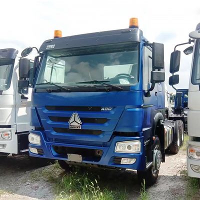 Un bon prix. Sinotruck utilisé HOWO 371 380 400 430HP 6X4 Tracteur Tête de camion avec boîte de vitesses manuelle en ligne