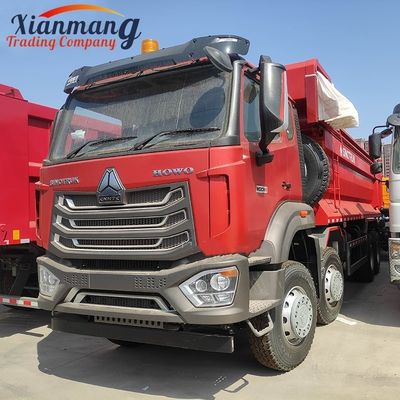 Un bon prix. HOWO NX 380HP 8x4 12 roues camion à décharges camion à décharge lourde avec système multimédia de caméra arrière en ligne