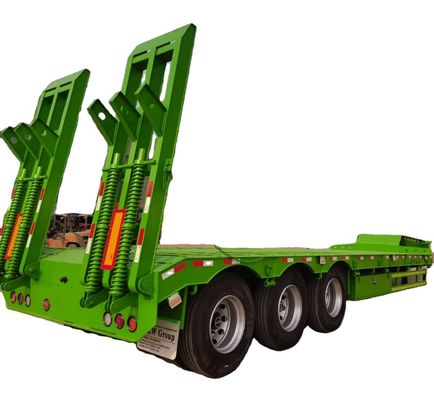 Un bon prix. Équipement de transport de 80 à 120 tonnes Lowboy Truck Trailer détachable à col de poule Semi-remorque basse pour le Mali en ligne