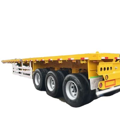 Un bon prix. 3 4 5 essieux 40 pieds semi-remorque à plat 60 pieds haute capacité de charge 13T-16T pour le Mexique en ligne