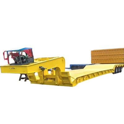 Un bon prix. 2 ligne 4 rouleau à rouleaux bas 80-120 tonnes détachable à col de poule semi-camion rouleau à rouleaux bas à vendre Malawi en ligne