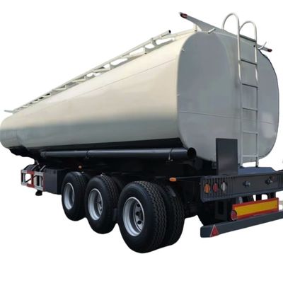 Un bon prix. 45000L réservoirs de pétrole utilisés remorques à vendre, 3 essieux 3 compartiments réservoirs de carburant semi-remorque en ligne