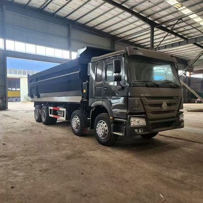 Un bon prix. 8X4 Lhd 12R20 375 HP Howo Dump Truck personnalisé avec configuration de direction et de puissance en ligne
