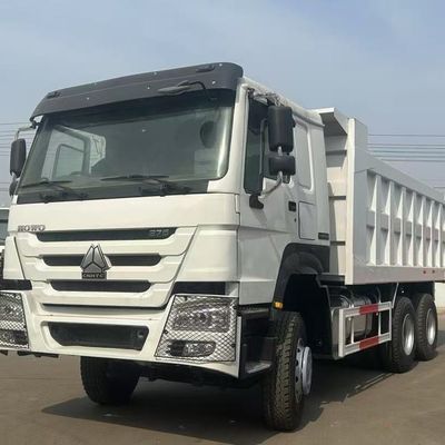 Un bon prix. Couleur blanche personnalisable HOWO 6X4 375HP sièges de camions à ordures≤5 Longueur du conteneur 5,60 * 2,35 * 1,5 mm pour la norme d'émission Euro 2 en ligne