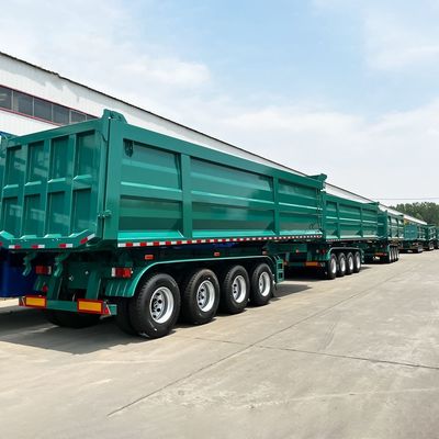 Un bon prix. 40 pieds 2/3/4/5/6 essieu 40 tonnes 60 tonnes 70 tonnes remorque arrière remorque dépoussiérage camions semi-remorques en ligne