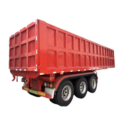 Un bon prix. 3 essieux 13T12 Pneus complet HYVA Système hydraulique de levage cylindre de levage Dump Semi-remorque en ligne