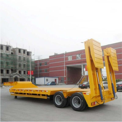 Un bon prix. Trailers à roues basses à rampe automatique de 40 tonnes à 2 axes personnalisables en ligne