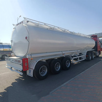 Un bon prix. Semi-remorque à trois roues et trois essieux en alliage d'aluminium, réservoir de carburant, avec système de freinage à double ligne et charge utile maximale de 50 tonnes de l'original en ligne